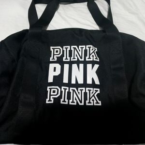 Pink duffle